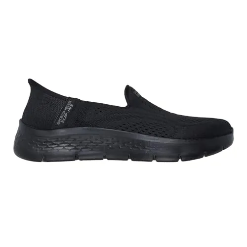 Skechers Mujer Go Walk Flex Yael Slip-In ENTRENADOR, Black Textile/Trim, 38 EU