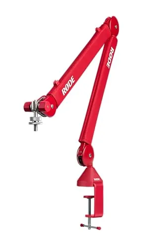 Brazo de estudio profesional premium RØDE Microphones PSA1+ (Rojo)
