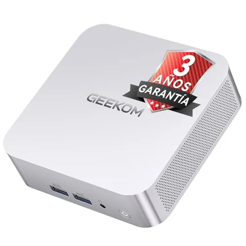 GEEKOM A7 Mini PC AMD Ryzen 5 7545U, 16GB RAM 500GB SSD M.2, Agentic PC