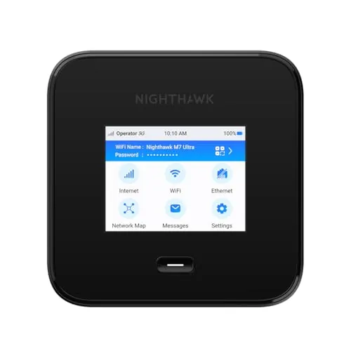 NETGEAR Nighthawk M7 Pro Router 5G, WiFi 7, hasta 5,8 Gbps