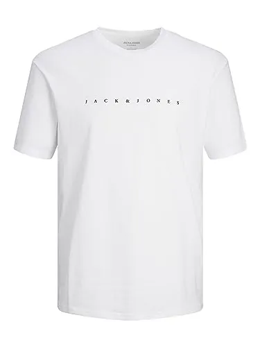 Jack & Jones Jjestar Jj Tee Ss Noos Jnr Camiseta, Niños, Blanco, 164