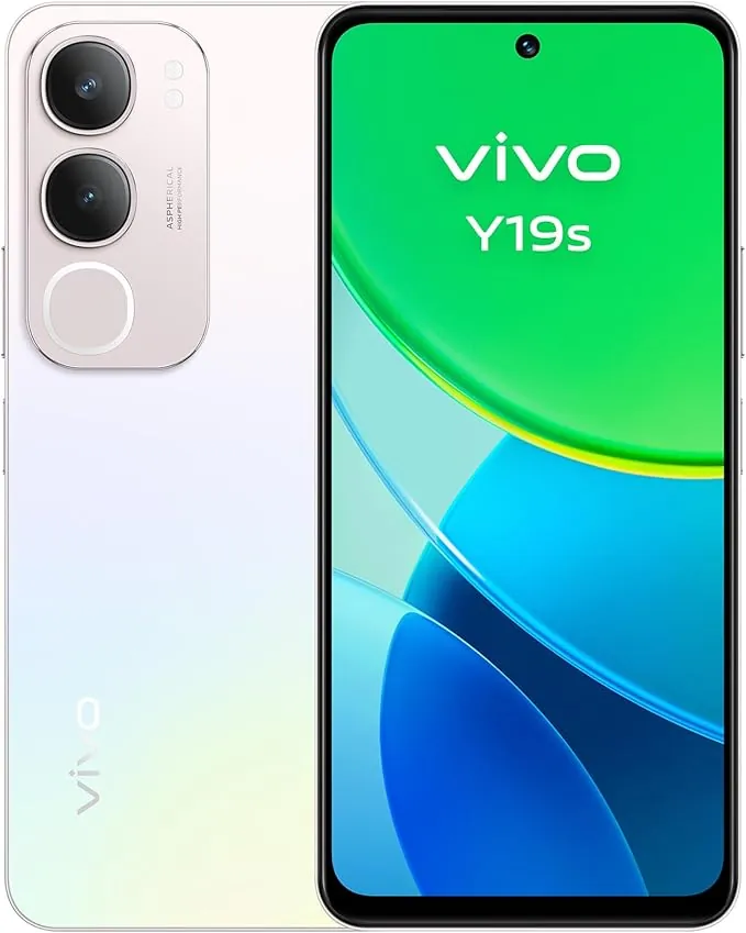 vivo Y19s, Smartphone 8+8GB RAM Extendida, 256GB ROM, Cámara Principal de 50 MP, Luz dinámica, Pantalla superbrillante 6,68”, Batería de 5150 mAh, FlashCharge 44W, IP64,Dual SIM, Móvil Android, Plata