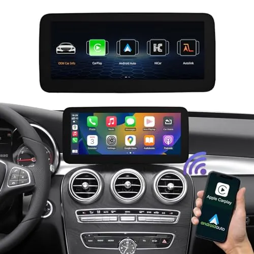 Road Top 10,25" Radio Coche CarPlay para Mercedes Benz C GLC V W205 W447