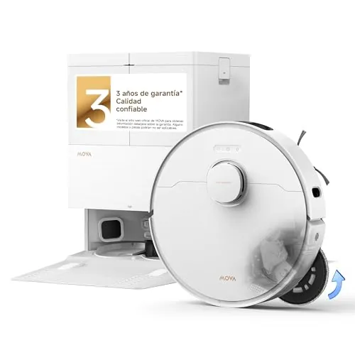 MOVA E50 Pro Ultra, Robot Aspirador, Blanco