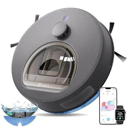 Lefant M330 Plus Robot Aspirador y Fregasuelos con 5000 Pa Succión, Mini