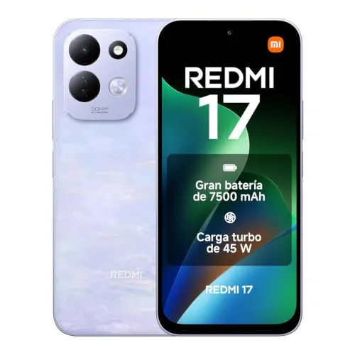 REDMI 17, 4+256GB, Morado Loto, 7500mAh, Carga 45 W