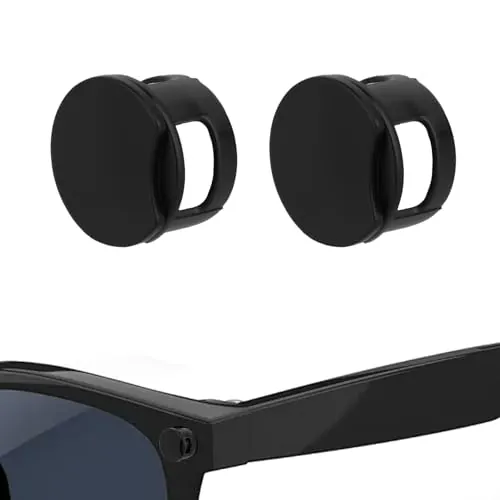 Fukaisu 2uds Protector de Luz para Meta Gafas, Protección Cámara Deslizable Bloqueador Sensor Flash LED Pegatinas Cubierta Lente Privacidad Compatible con Meta Skyler Headliner HSTN Gafas Inteligentes