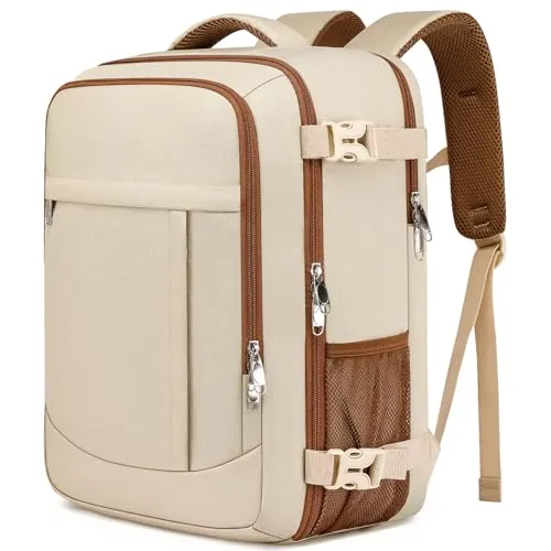 Mochila 40x30x20cm 24L para Ryanair Vueling, Mochila de Mano Impermeable con Funda para Ordenador 15.6 Pulgadas, Bolsillo para Ropa Húmeda, Ligera para Hombre Mujer Viaje Negocios