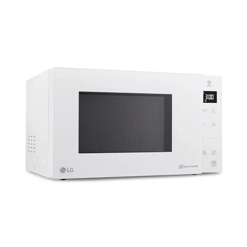 LG MH6535GDH Microondas con grill, 1000W, Smart Inverter, Display digital, Color Blanco, 1000 W, 25 l