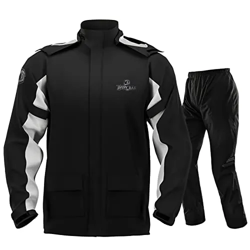 IRON JIA'S traje impermeable de moto para hombre, 2 piezas, 15.000 mm