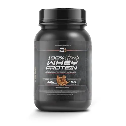 Whey Protein | Proteína en Polvo con Colágeno, Magnesio y Aminoácidos | Aumenta la masa muscular | Apoya el desarrollo y la recuperación muscular | Proteína fácil de digerir | Sabor Caramelo 1kg