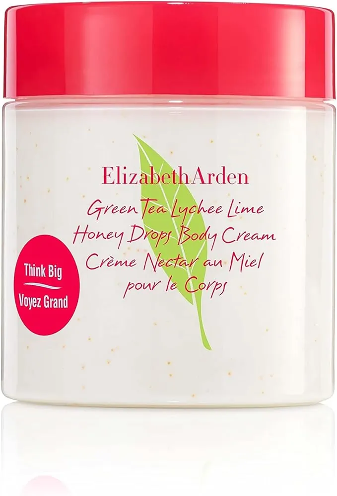 Elizabeth Arden - Green Tea Honey Drops, Crema Corporal con Gotas de Miel y Extracto de Té Verde, Revitaliza e Hidrata la Piel, Refresca y Alivia, Regenera la Piel más Seca, Lychee Lime, 500 ml