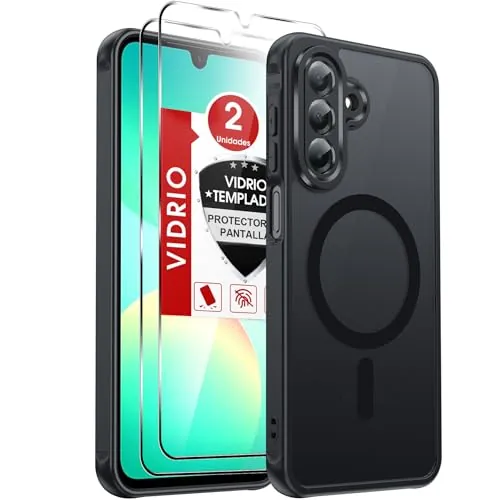 LeYi Funda Magnética para Samsung Galaxy A26 /A 26 5G/4G, Negro
