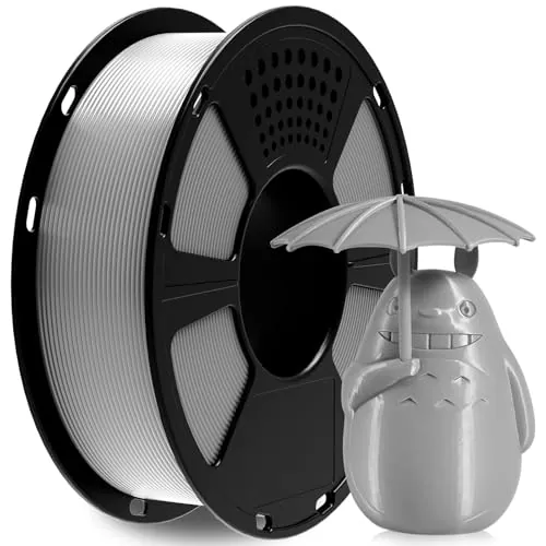 GIANTARM Filamento PLA 1.75 mm, PLA Filamento para impresora 3D, 1 kg gris