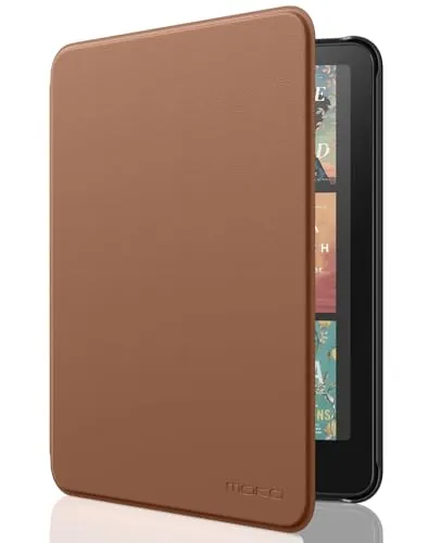 MoKo Funda para 7" Kindle Paperwhite 12ª Gen& Colorsoft 2024, Marrón