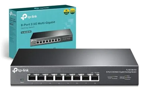 TP-Link TL-SG108-M2 - Switch ethernet 2.5G, 8 Puertos, Plug & Play