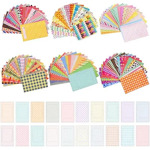 BAHME 140 Pcs de Pegatinas de Borde de Foto, Pegatinas de Marco de película fotográfica compatibles con Mini 9/8/7S/70/26/50S/90/40/11/12 cámara instantánea