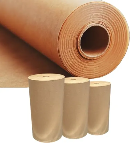 Rollo de Papel Kraft Natural Marrón. Tamaños 100-300 mts largo en 30, 60, 90 o 105 cm.(60 cm x 300 Metros)