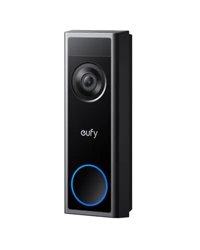 eufy Security Videoportero C31, 2K FHD, Cable o extraíble