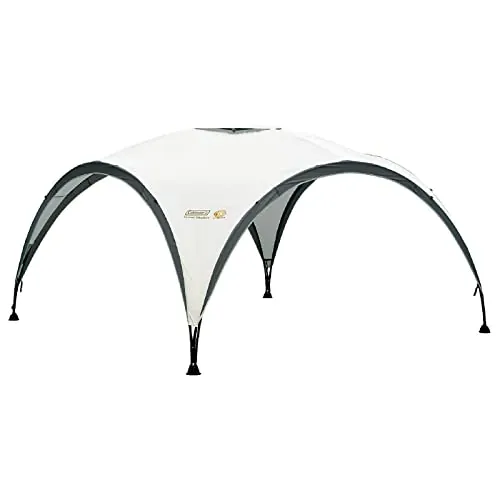 Coleman Event Shelter Carpa Cenador para Festivales, Jardín y Camping, Construcción Robusta de Mástiles, Gazebo con Protección Solar SPF 50+, Unisex, Gris-Verde, L