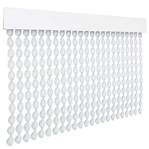 HOME MERCURY – Cortina espiral PVC (200x90CM, Transparente R9)