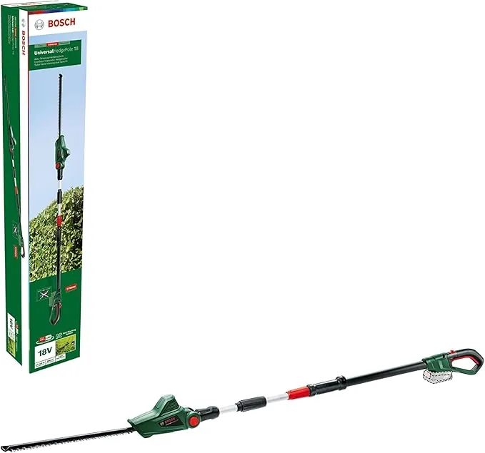 Bosch Tijeras cortasetos telescópicas a batería UniversalHedgePole 18 (sin batería, sistema de 18V, en caja)