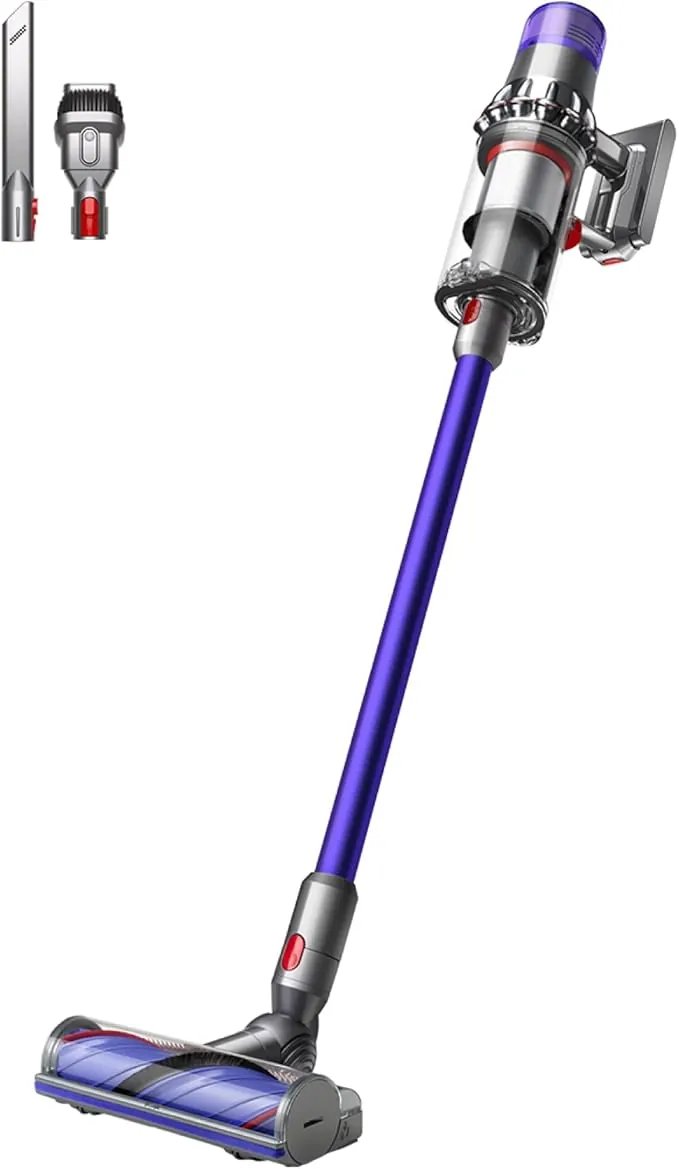 Dyson V11™ Advanced aspiradora sin Cable – 200 Airwatts, 60 min de autonomía, tecnología Anti-enredos, aspiradora de Mano y Suelos (Níquel/Violeta)