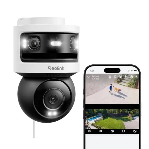 Reolink Cámara Vigilancia WiFi Exterior Doble Lente 360° 10MP+8MP