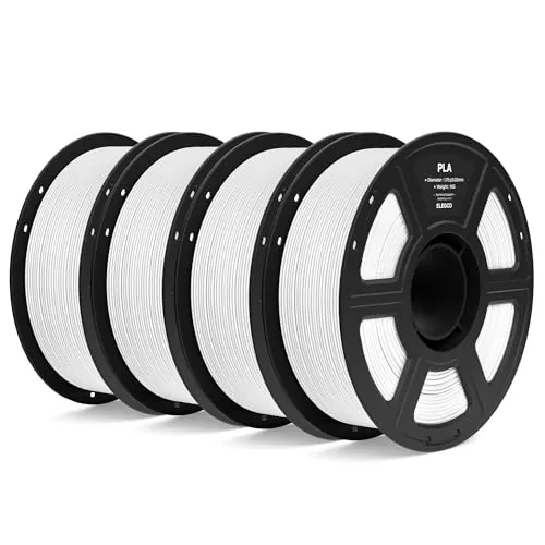 ELEGOO Filamento PLA 1.75 4KG Blanco
