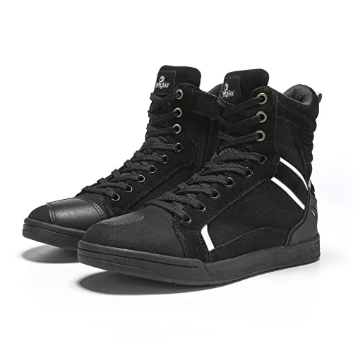 BORLENI Zapatos Moto Hombre Botas Moto