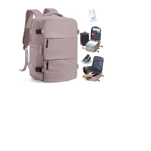 SZLX Mochila al Vacio con Bomba Equipaje de Mano 40x30x20 Ryanair Vueling Wizzair, Mochila Airbag Con Sistema De Vacío Para Viajes, Mochila De Viaje Tamaño Cabina Impermeable Maleta De Vacío Hombres