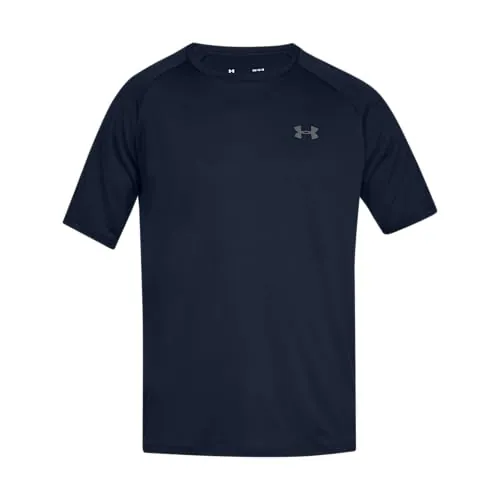 Under Armour Ua Tech 2.0 Ss Tee, Camiseta Hombre, Azul (Academy/Graphite 408), M