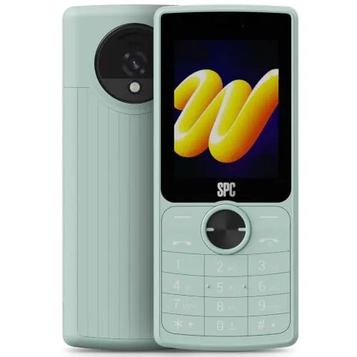 SPC Wild Cool - Teléfono básico para desconexión o Primera conexión, Menta