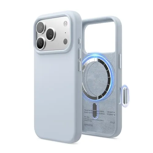 elago Funda Magnética de Silicona Líquida para iPhone 18 Pro/17 Pro [6,3"]