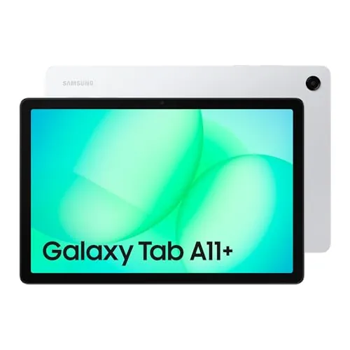 Samsung Galaxy Tab A11+ 128GB, Tableta con IA, Pantalla de 11" con 90 Hz, 6GB de Memoria, Altavoces Cuádruples Dolby, Garantía del Fabricante 3 Años + 1 Año Extra, Gris Claro (Versión Española)
