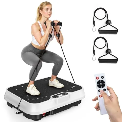 Bigzzia Plataforma Vibratoria 250 Velocidades para Adelgazar y Tonificar