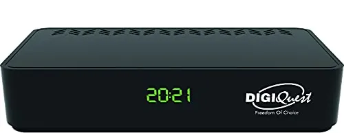 Digiquest Digital Terrestre Decodificador DVB-T2 SH-4 Mediaplayer, Negro