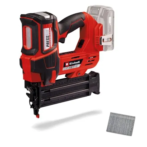 Einhell Profesional Clavadora con baterías FIXETTO 18/50 N Power X-Change (18V, 60 tiro/min, máx. 50 mm de longitud de clavo, tiro individual/en serie, incl. 500 clavos, sin batería)