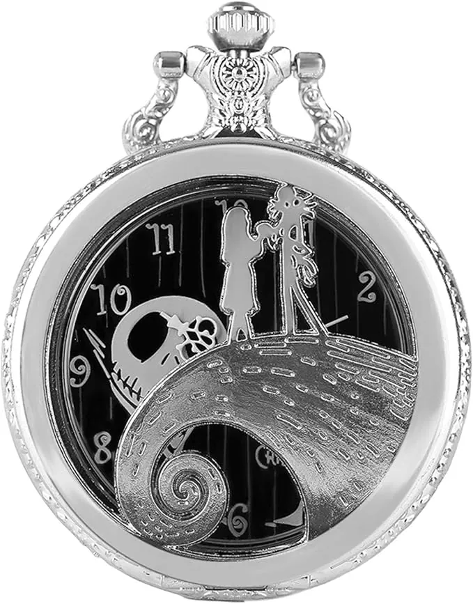 Reloj de bolsillo para hombre, reloj de bolsillo de cuarzo, collar y cadena, reloj analógico, regalo para hombres