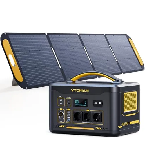 VTOMAN Jump 2200 Estación de Energía Portátil con 200W Panel Solar