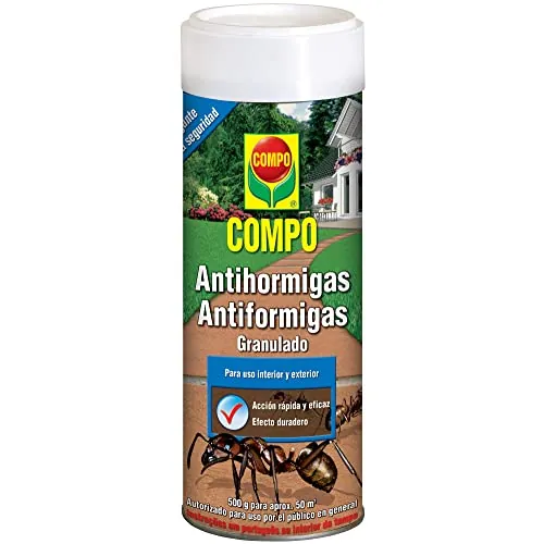 COMPO Antihormigas granulado, Acción rápida y eficaz, 500g