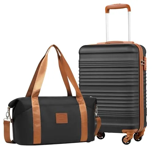 COOLIFE Ryanair Maleta Cabina 55x35x20cm + 40x25x20 Equipaje Mano EasyJet