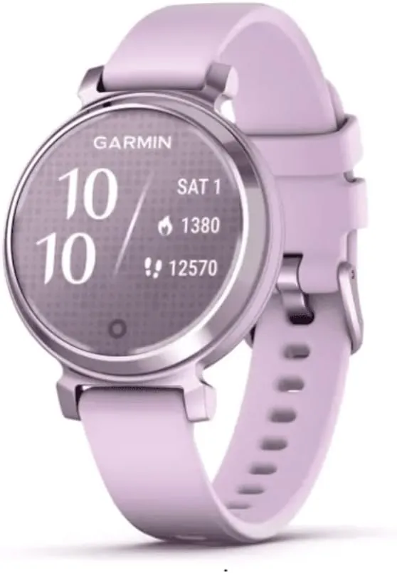 Garmin Lily 2, Reloj Inteligente, Diseño Elegante, Datos de Salud y Forma Física, Pantalla Táctil, Notificaciones Inteligentes, Autonomía hasta 5 días, Lila