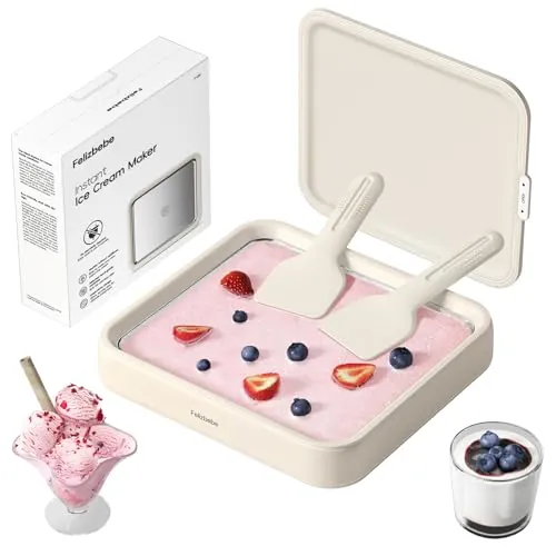 Felizbebe Bandeja Enrolladora de Helado Instantánea, Máquina de Helado