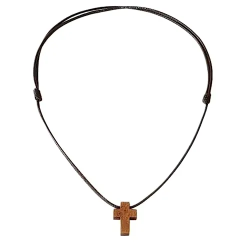 Colgante Cruz de Madera