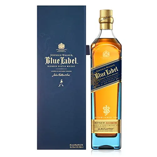 Johnnie Walker Blue label whisky, Escocés blended, 700 ml