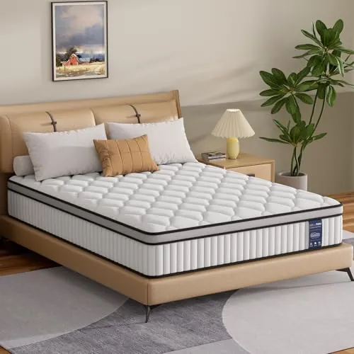 BedStory Colchón Híbrido 80x190 cm, Muelles Ensacados, Altura 26 cm, Ergonomico + Alta Transpirabilidad