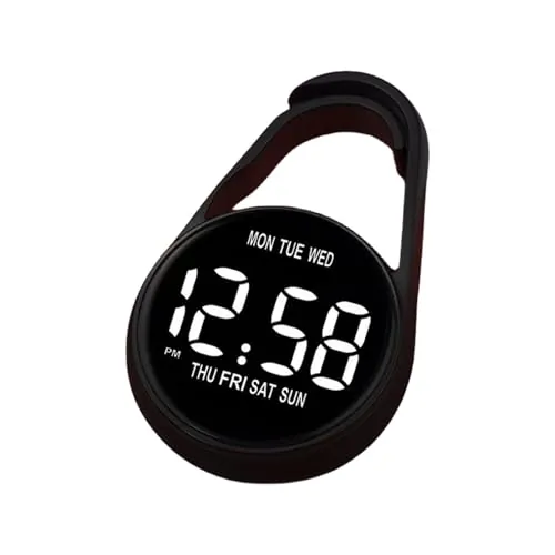 Reloj electrónico de bolsillo HUANGING para estudiantes, incluye pantalla táctil, función de reloj y luces nocturnas para estudiantes