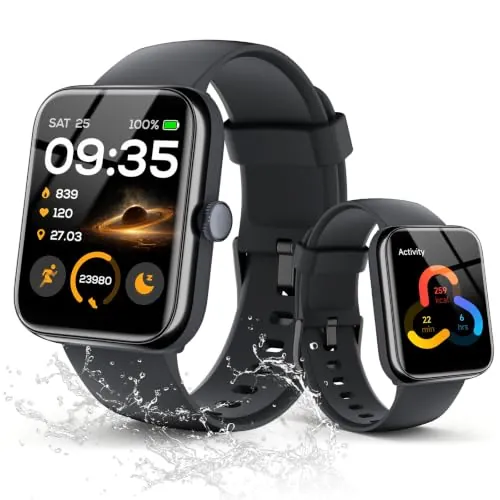 uaue Reloj Inteligente para Mujer y Hombre, GPS, Impermeabilización 3TM