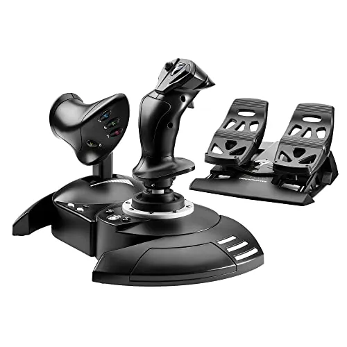 Thrustmaster T-Flight Full Kit HOTAS con Pedales de Timón - XBOX y PC
